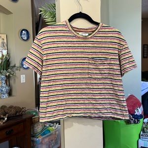 Madewell crop t shirt